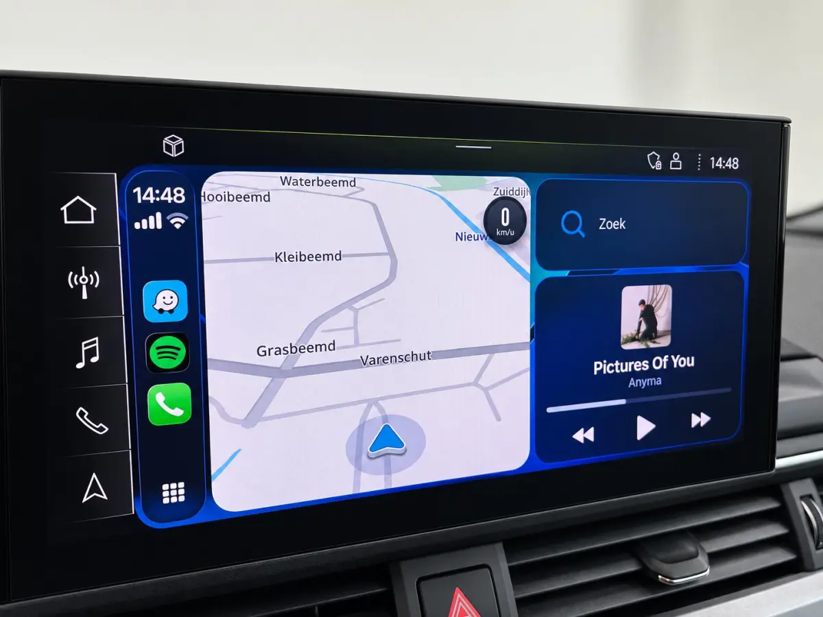 40 TFSI 204pk Pro Line Navigatie Apple CarPlay Android Auto Parkeerhulp  Adaptive Cruise Control Stoelverwamring Full led Leder Elektrisch bedienbare achterklep Climate Control Lichtmetalen 