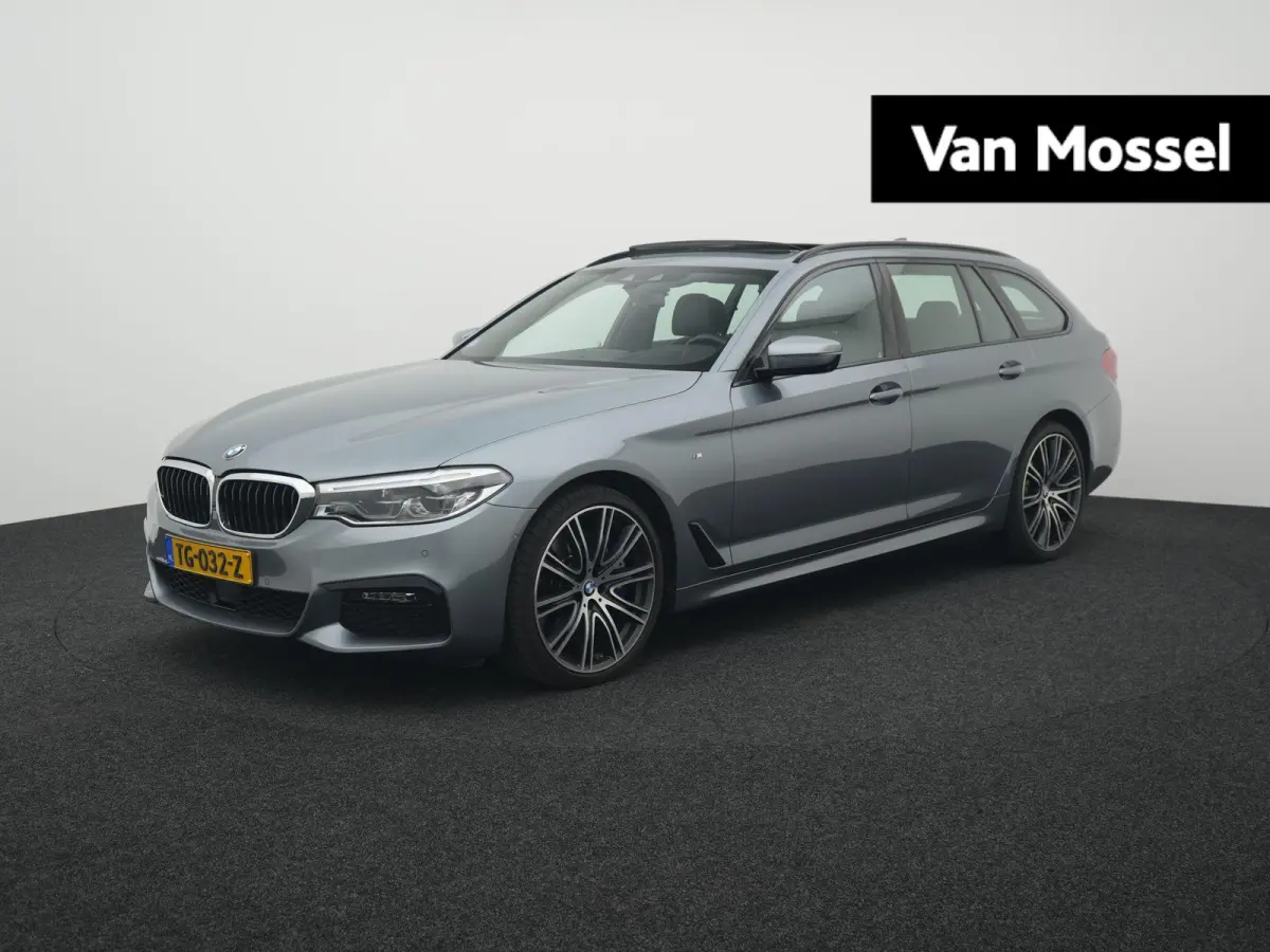 540i xDrive High Executive M-PAKKET | ACC | 360 CAMERA | KEYLESS | PANORAMADAK | LEDER | HUD | STUUR&STOEL VERWARMING | MEMORY STOELEN |