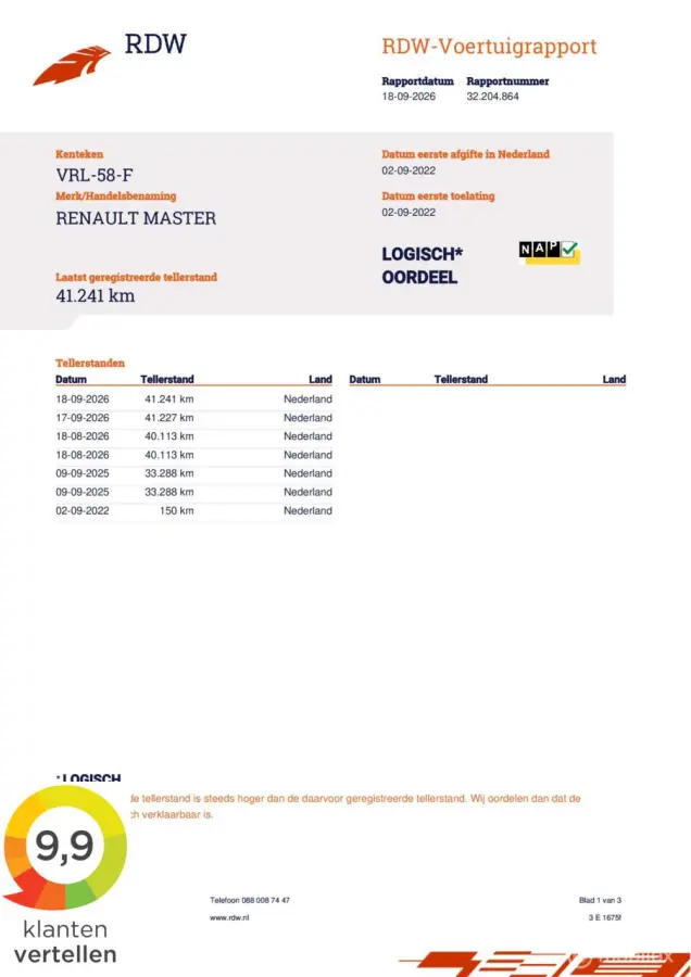 bestel T35 2.3 dCi L3H2 Energy 165pk|Dubbel Lucht|3500kg|Navi|Trekhaak