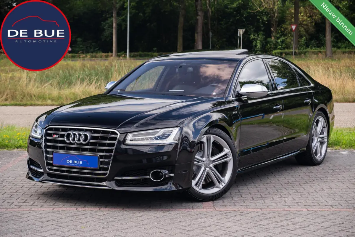4.0 V8 TFSI S8 Quattro MY 2015|Org.NL NAP|1ste Eig.|B&O Advanced|Nachtzicht|Panoramadak|Soft Close|Massage|Top Conditie|Dealer Onderhouden