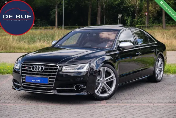 4.0 V8 TFSI S8 Quattro MY 2015|Org.NL NAP|1ste Eig.|B&O Advanced|Nachtzicht|Panoramadak|Soft Close|Massage|Top Conditie|Dealer Onderhouden
