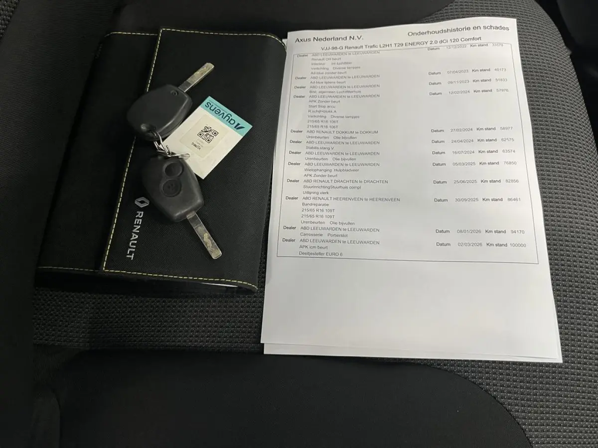 2.0 dCi 120pk L2 Comfort Lease €287 p/m, Trekhaak, 2 Schuifdeuren, Airco, PDC, Cruise controle, Onderhoudshistorie aanwezig