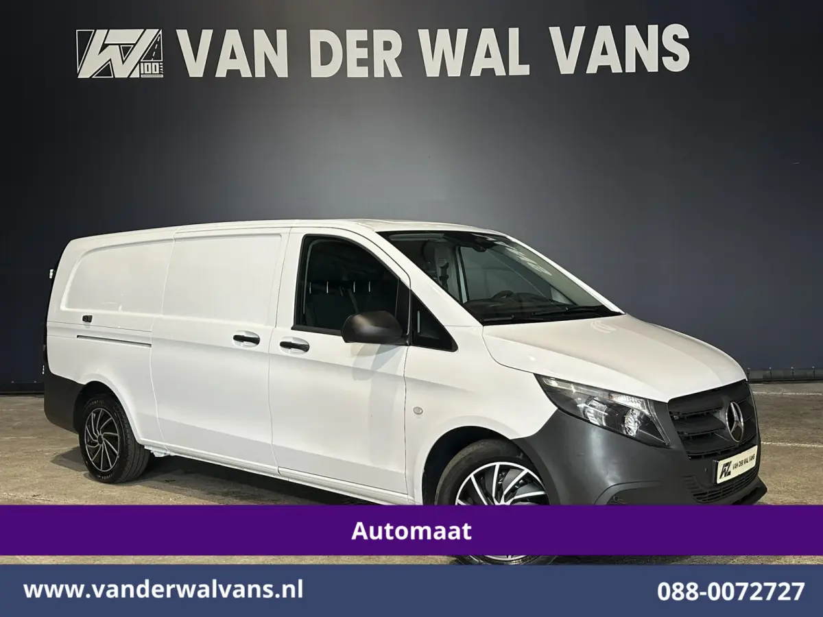 116 CDI 164pk 9G-Tronic Automaat L3H1 Euro6 Airco | Camera | Navigatie | Adaptieve Cruisecontrol Stoelverwarming, Bijrijdersbank