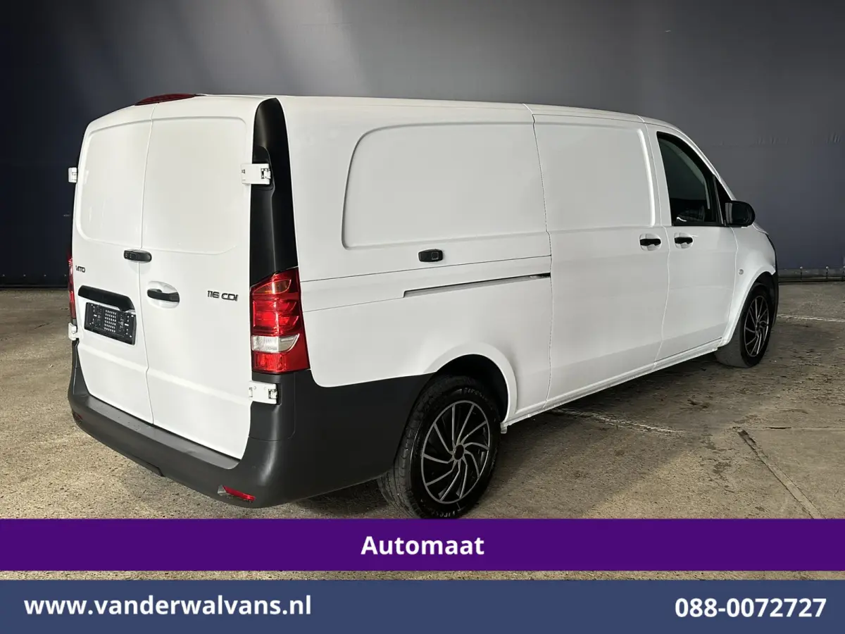 116 CDI 164pk 9G-Tronic Automaat L3H1 Euro6 Airco | Camera | Navigatie | Adaptieve Cruisecontrol Stoelverwarming, Bijrijdersbank