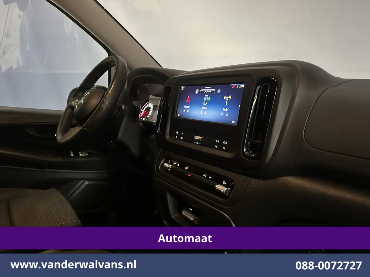 116 CDI 164pk 9G-Tronic Automaat L3H1 Euro6 Airco | Camera | Navigatie | Adaptieve Cruisecontrol Stoelverwarming, Bijrijdersbank