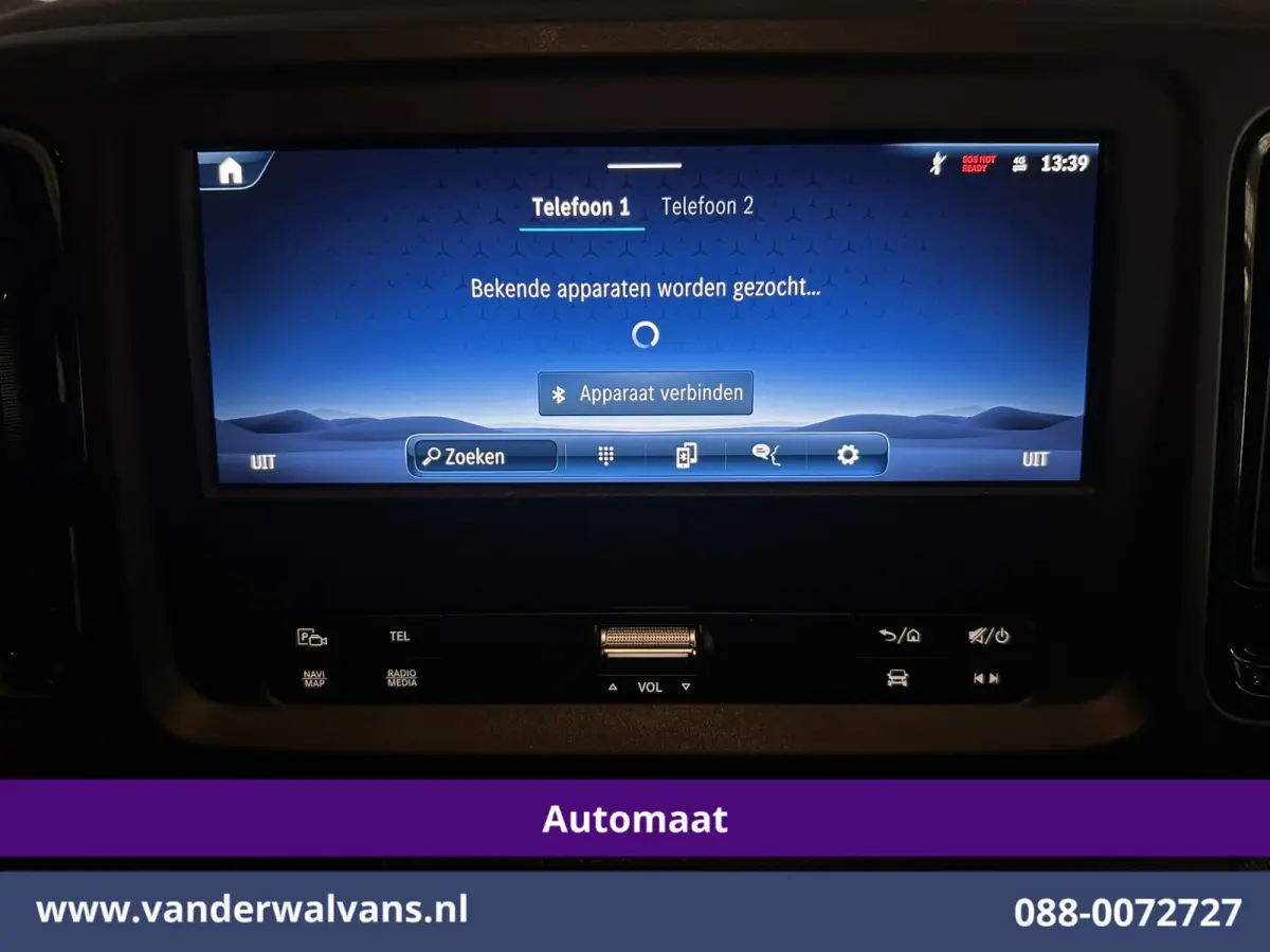 116 CDI 164pk 9G-Tronic Automaat L3H1 Euro6 Airco | Camera | Navigatie | Adaptieve Cruisecontrol Stoelverwarming, Bijrijdersbank