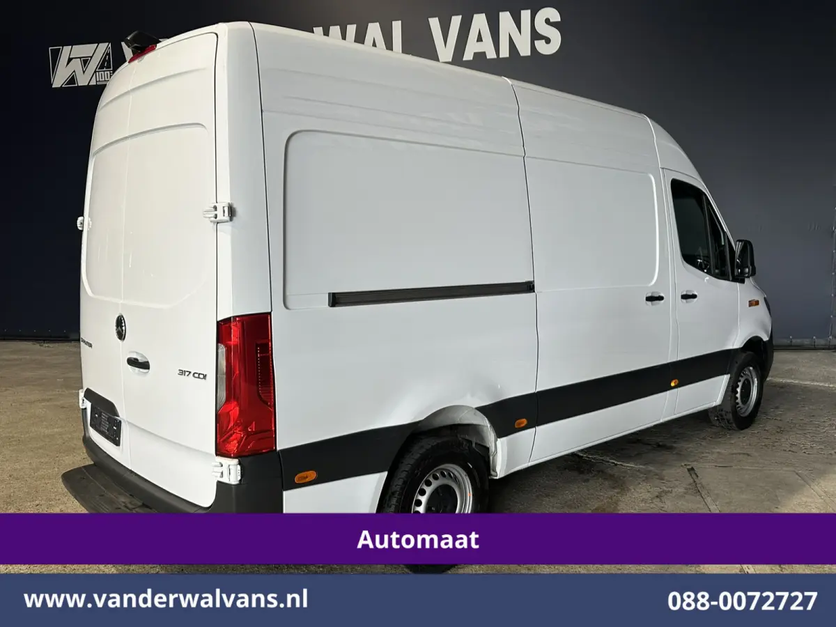 317 CDI 170pk 9G-Tronic Automaat L2H2 Euro6 Airco | Camera | Navigatie | Cruisecontrol | LED Chauffeursstoel, Stoelverwarming, Parkeersensoren, Bijrijdersbank