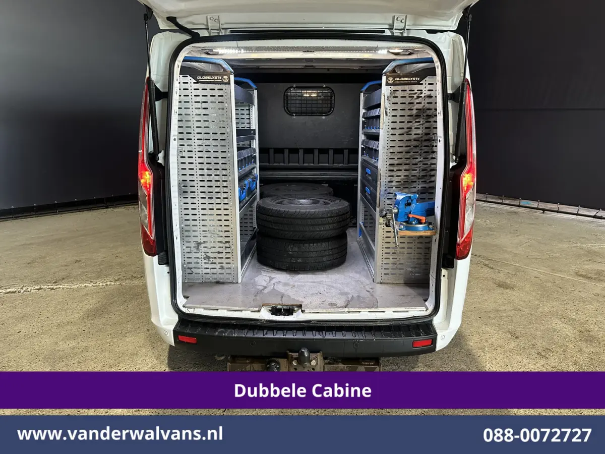 2.0 TDCI 130pk Automaat L2H1 Dubbele Cabine Euro6 Airco | 6-Zits | Camera | Navigatie | Apple Carplay | LED Android Auto, Adaptieve Cruisecontrol, Stoelverwarming, Verwarmde voorruit, Trekha