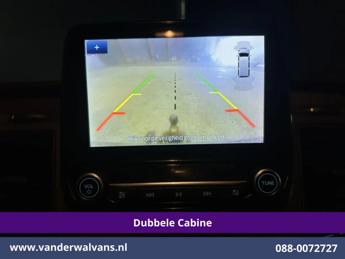 2.0 TDCI 130pk Automaat L2H1 Dubbele Cabine Euro6 Airco | 6-Zits | Camera | Navigatie | Apple Carplay | LED Android Auto, Adaptieve Cruisecontrol, Stoelverwarming, Verwarmde voorruit, Trekha