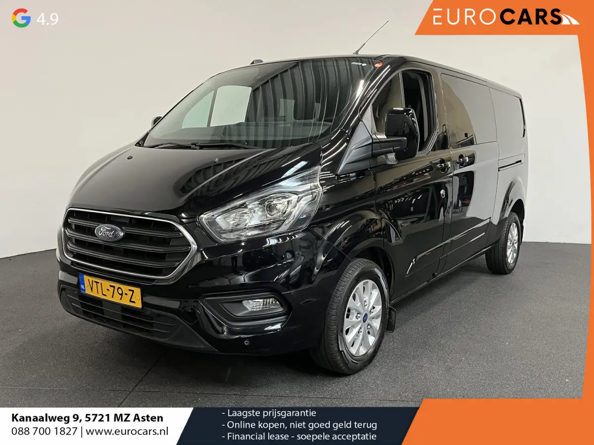 300 2.0 TDCI L2H1 Limited Dubbele cabine Navigatie Airco 2 Schuifdeuren Trekhaak Parkeersensoren Apple Carplay