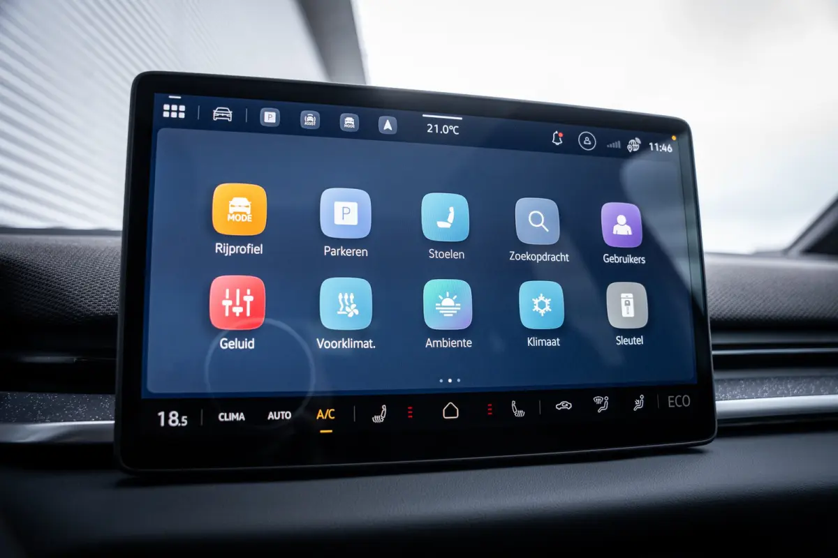 Style | Airconditioning automatisch, 2-zone (Climatronic) | Automatische afstandsregeling (Adaptive Cruise Control) | Buitenspiegels elektrisch instel-, verwarm- en inklapbaar