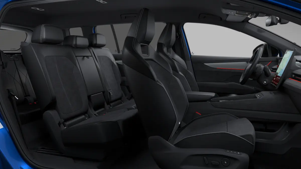 Sportline | 21" lichtmetalen velgen "Dugong" zwart gepolijst | Derde zitrij | Driving mode select
