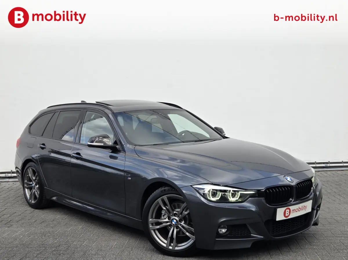 320i High Executive M-Sport Trekhaak 1800kg Apple CarPlay NL Auto! | Head-Up | Panoramadak | Hifi | DAB Audio | Leer