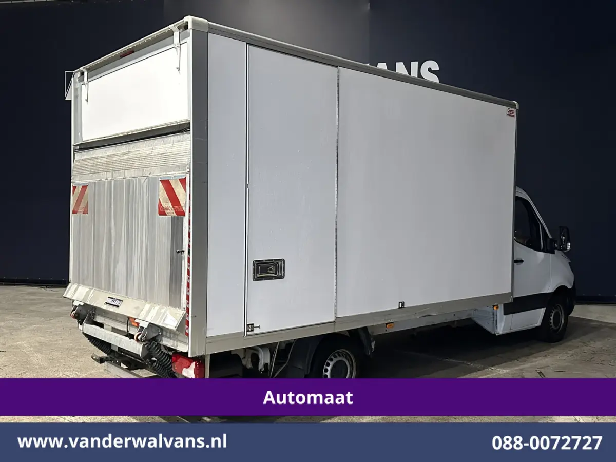 315 CDI 150pk 9G-Tronic Automaat Bakwagen 22m3 KUUB Laadklep Zijdeur Euro6 Airco | LAT om LAT | Leder Bijrijdersbank