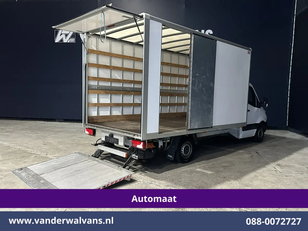 315 CDI 150pk 9G-Tronic Automaat Bakwagen 22m3 KUUB Laadklep Zijdeur Euro6 Airco | LAT om LAT | Leder Bijrijdersbank