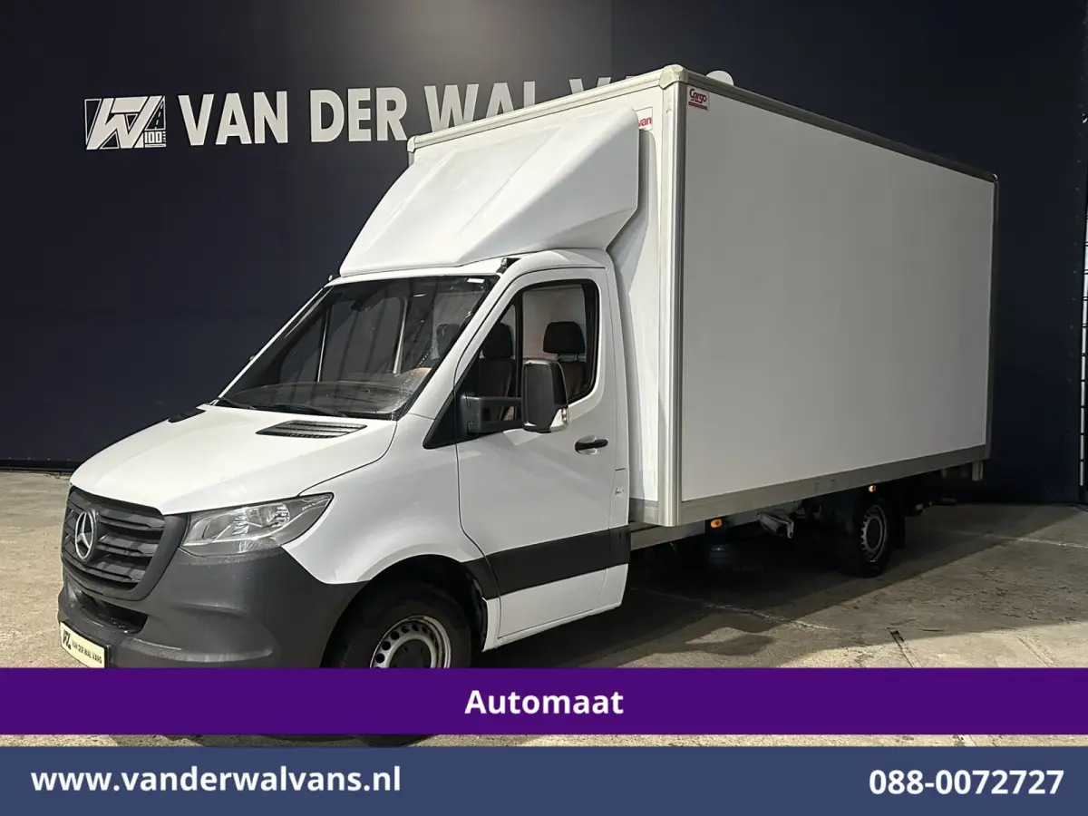 315 CDI 150pk 9G-Tronic Automaat Bakwagen 22m3 KUUB Laadklep Zijdeur Euro6 Airco | LAT om LAT | Leder Bijrijdersbank