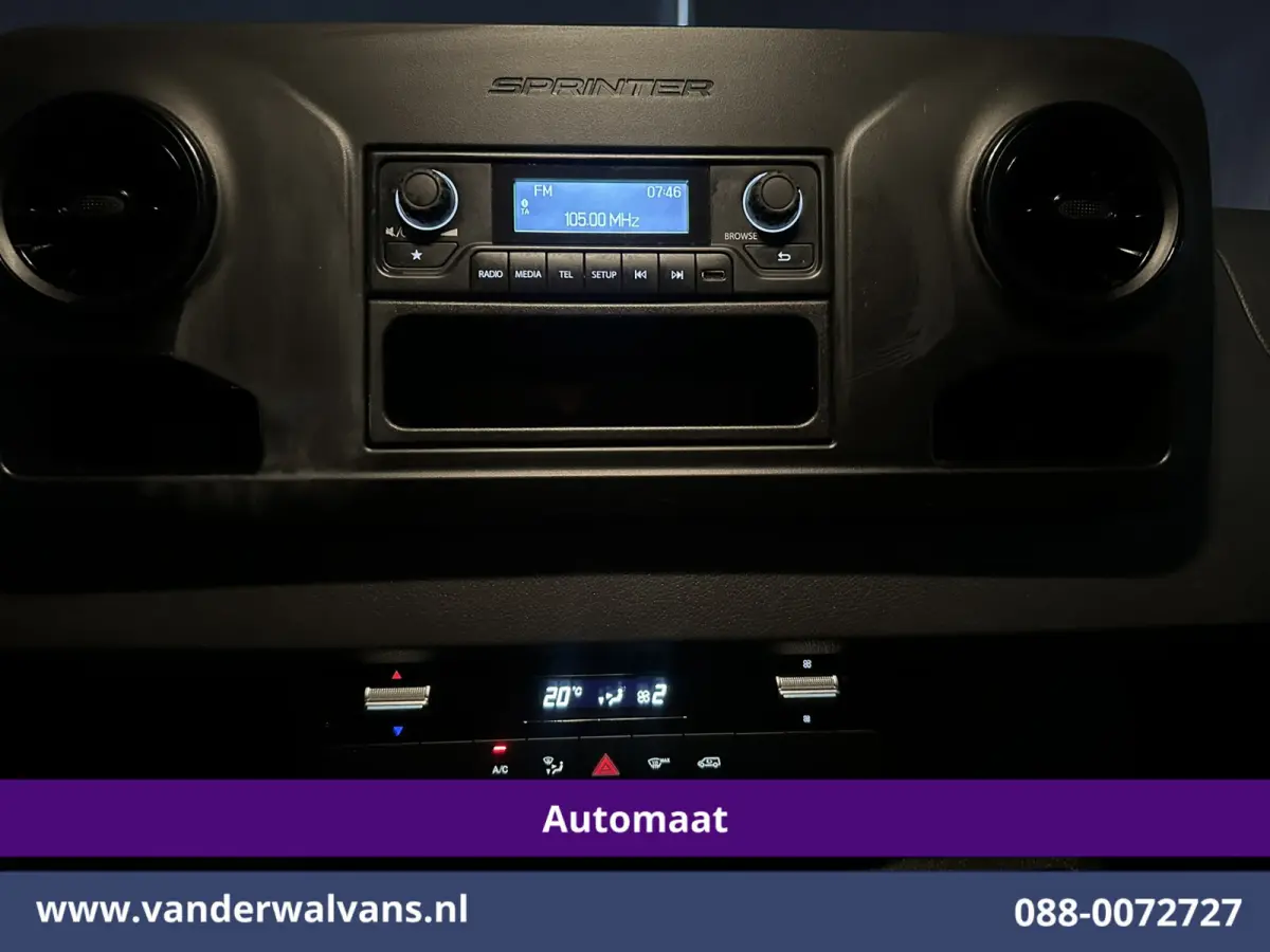 315 CDI 150pk 9G-Tronic Automaat Bakwagen 22m3 KUUB Laadklep Zijdeur Euro6 Airco | LAT om LAT | Leder Bijrijdersbank