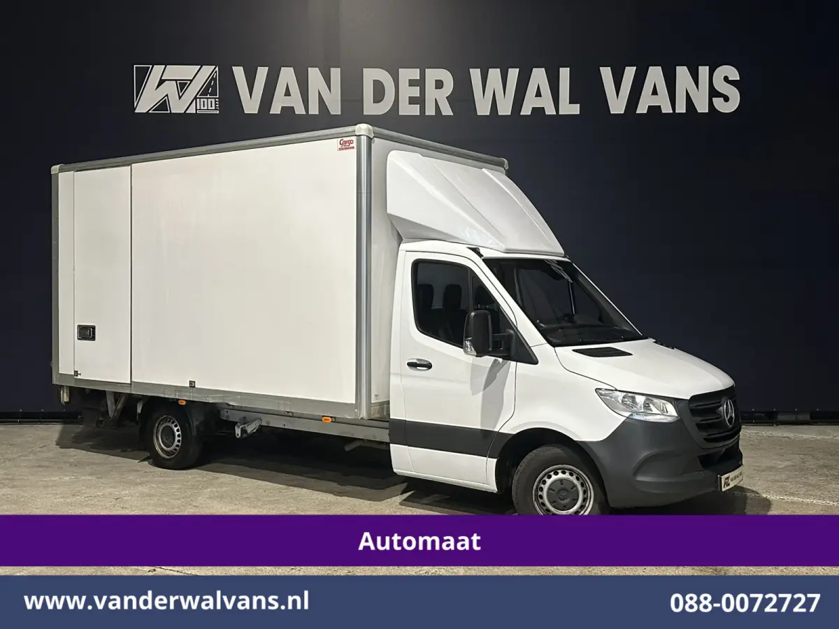 315 CDI 150pk 9G-Tronic Automaat Bakwagen 22m3 KUUB Laadklep Zijdeur Euro6 Airco | LAT om LAT | Leder Bijrijdersbank