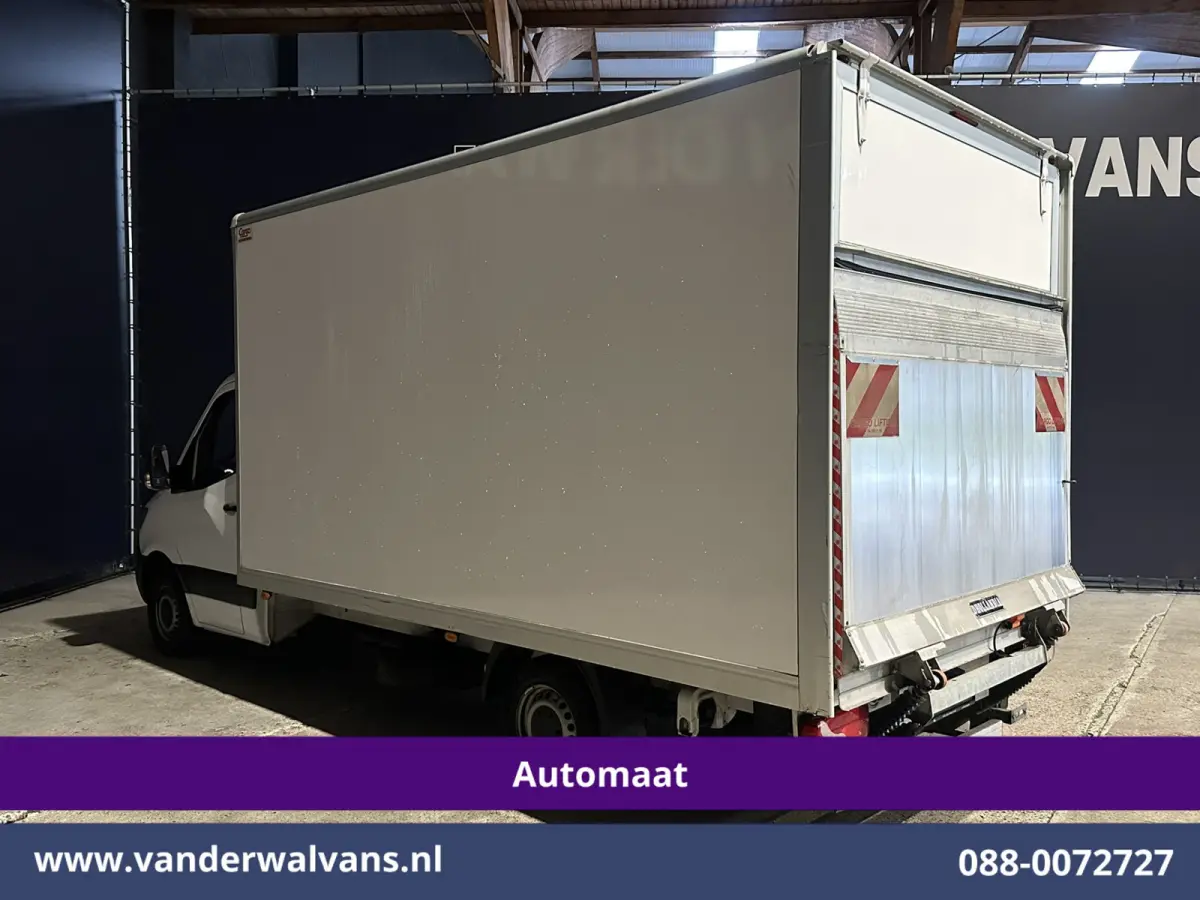 315 CDI 150pk 9G-Tronic Automaat Bakwagen 22m3 KUUB Laadklep Zijdeur Euro6 Airco | LAT om LAT | Leder Bijrijdersbank