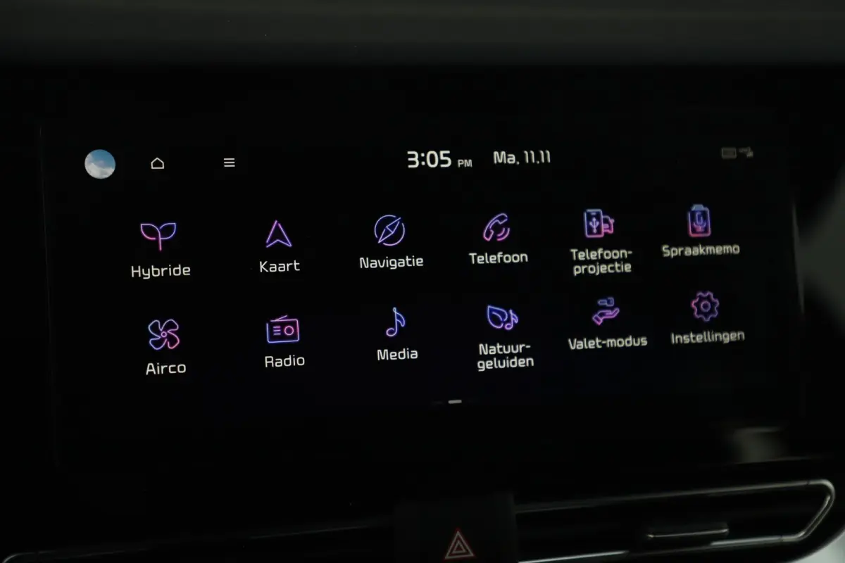 1.6 GDi Hybrid DynamicLine 140PK Automaat Half Leder Navigatie Camera Adaptive Cruise Lane Assist Clima Carplay Android