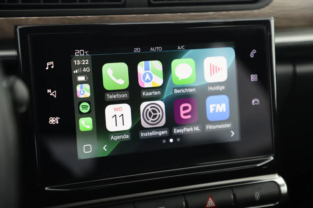 1.2 PureTech Shine Navigatie Achteruitrijcamera 17 inch LMV Carplay Android Clima Cruise Rijstrooksensor