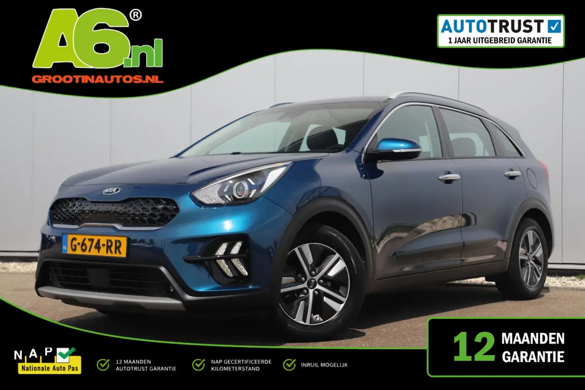 1.6 GDi Hybrid DynamicLine Automaat Half Leder Navigatie Camera Adaptive Cruise Lane Assist Clima Carplay Android