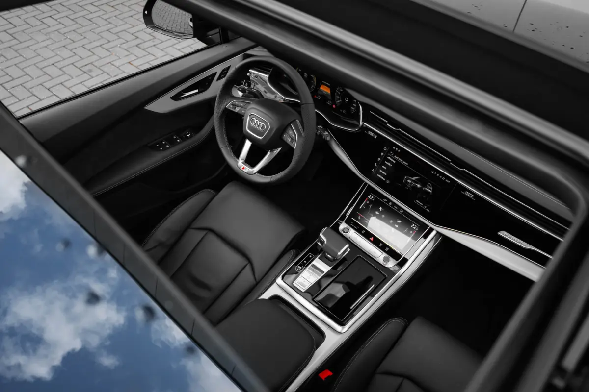 55 TFSI e quattro Pro Line S 394PK | | Leder valcona met S-logo | Panoramadak | Achterbank plus | Privacy glas | Stuurverwarming