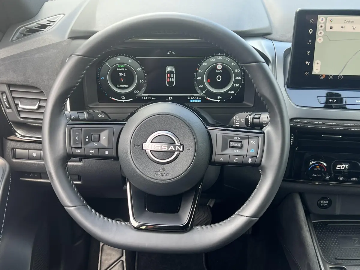 1.5 e-Power N-Design / Fabrieksgarantie tot 12-2028 / Leder Alcantara bekleding / HUD / Camera 360° / Navigatie / Apple Carplay Android / Elektr. stoel en klep / 20"LM wielen
