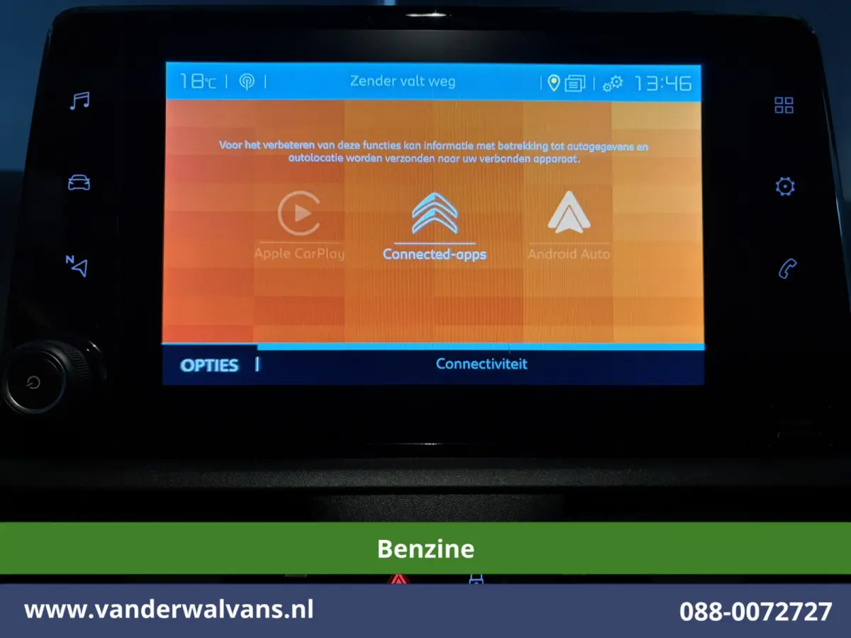 1.2 PureTech 130pk Automaat Benzine L1H1 Euro6 Airco | 3-Zits | Navigatie | Camera | Apple Carplay Cruisecontrol, Android Auto, Parkeersensoren, Bijrijdersbank