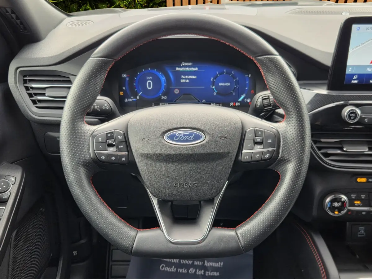 1.5 EcoBoost ST-Line X Trekhaak | Stoel- stuurverw. | Adaptieve cruise | Headup | Carplay | Camera | Keyless
