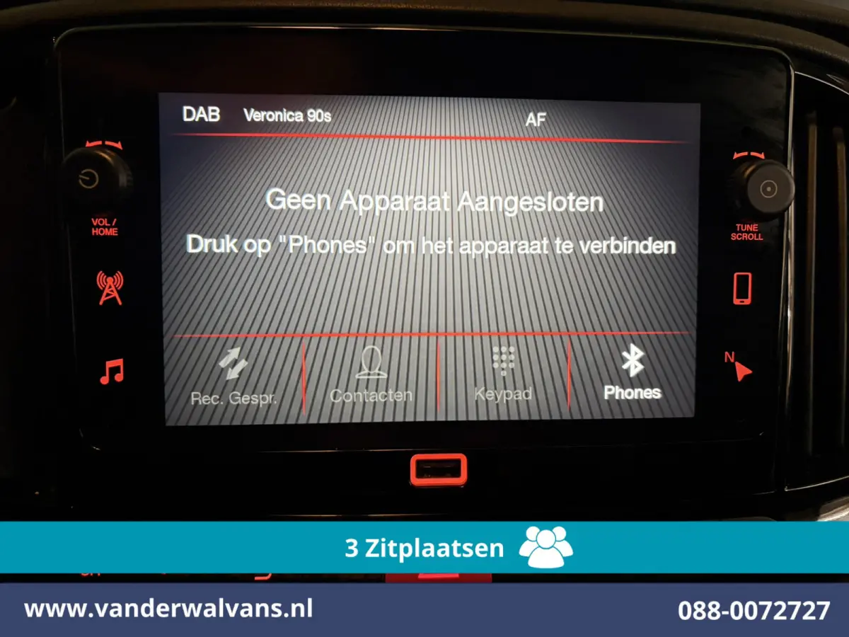 1.6 MJ 90pk L1H1 Euro6 Airco | 3-Zits | Navigatie | Apple Carplay | Android Auto Zijdeur, Parkeersensoren, Bijrijdersbank
