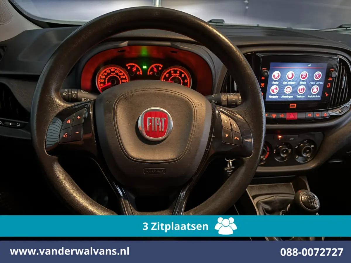 1.6 MJ 90pk L1H1 Euro6 Airco | 3-Zits | Navigatie | Apple Carplay | Android Auto Zijdeur, Parkeersensoren, Bijrijdersbank