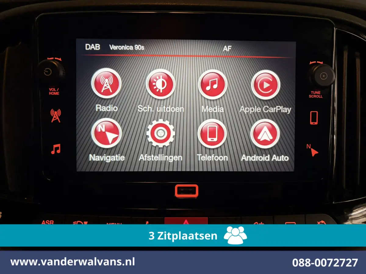1.6 MJ 90pk L1H1 Euro6 Airco | 3-Zits | Navigatie | Apple Carplay | Android Auto Zijdeur, Parkeersensoren, Bijrijdersbank