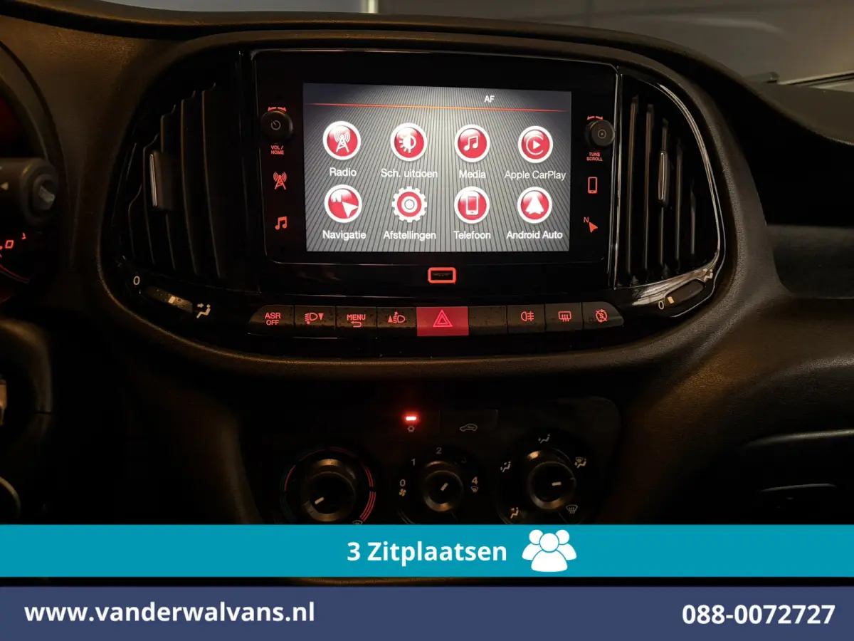 1.6 MJ 90pk L1H1 Euro6 Airco | 3-Zits | Navigatie | Apple Carplay | Android Auto Zijdeur, Parkeersensoren, Bijrijdersbank