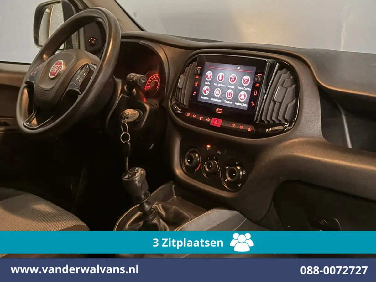 1.6 MJ 90pk L1H1 Euro6 Airco | 3-Zits | Navigatie | Apple Carplay | Android Auto Zijdeur, Parkeersensoren, Bijrijdersbank
