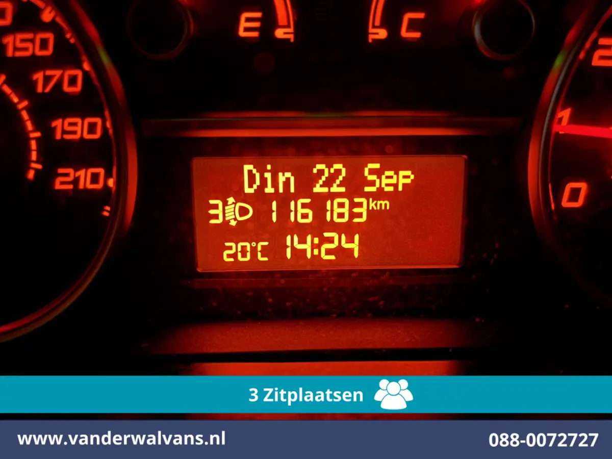 1.6 MJ 90pk L1H1 Euro6 Airco | 3-Zits | Navigatie | Apple Carplay | Android Auto Zijdeur, Parkeersensoren, Bijrijdersbank
