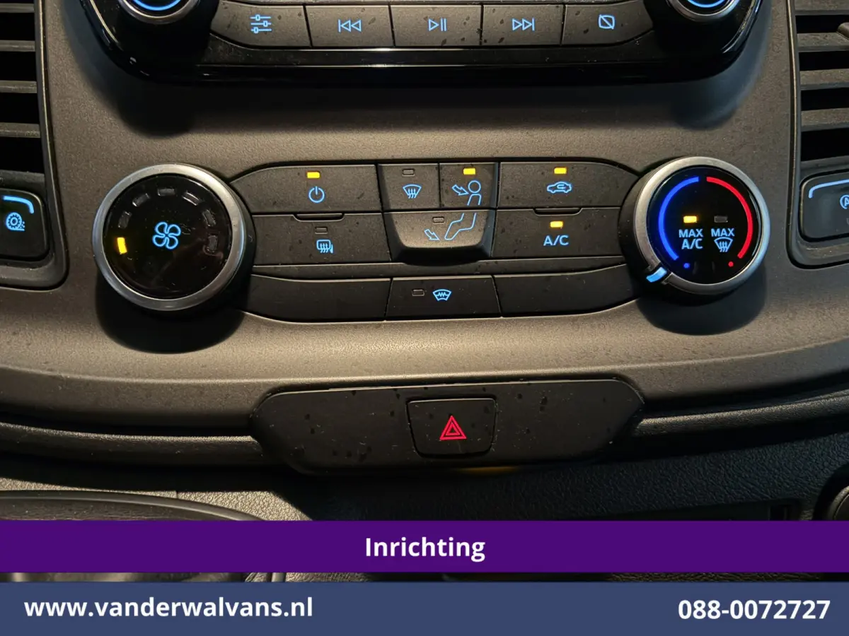 2.0 TDCI 130pk L2H1 inrichting Euro6 Airco | Camera | LED | 2800kg Trekhaak | Omvormer | Apple Carplay Cruisecontrol, Android Auto, Verwarmde Voorruit, Parkeersensoren, Bijrijdersbank