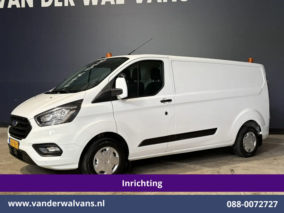2.0 TDCI 130pk L2H1 inrichting Euro6 Airco | Camera | LED | 2800kg Trekhaak | Omvormer | Apple Carplay Cruisecontrol, Android Auto, Verwarmde Voorruit, Parkeersensoren, Bijrijdersbank
