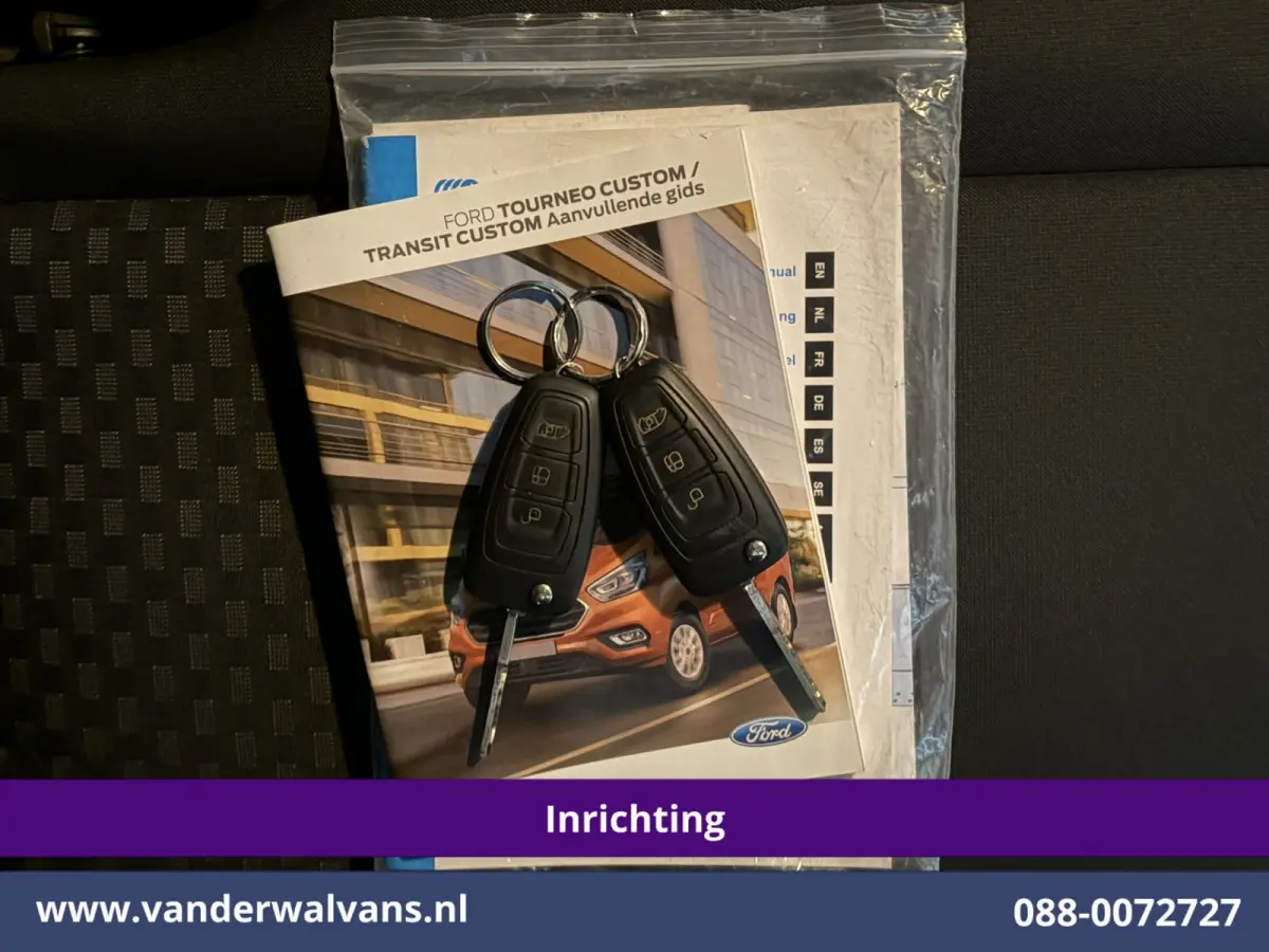 2.0 TDCI 130pk L2H1 inrichting Euro6 Airco | Camera | LED | 2800kg Trekhaak | Omvormer | Apple Carplay Cruisecontrol, Android Auto, Verwarmde Voorruit, Parkeersensoren, Bijrijdersbank