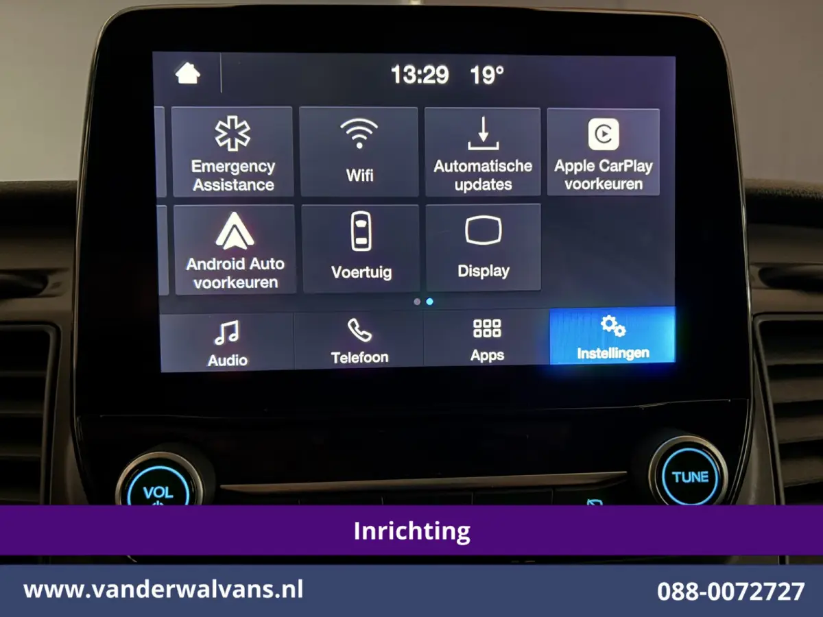 2.0 TDCI 130pk L2H1 inrichting Euro6 Airco | Camera | LED | 2800kg Trekhaak | Omvormer | Apple Carplay Cruisecontrol, Android Auto, Verwarmde Voorruit, Parkeersensoren, Bijrijdersbank