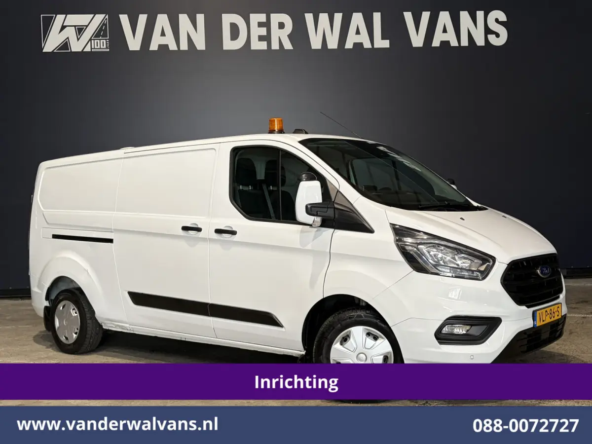 2.0 TDCI 130pk L2H1 inrichting Euro6 Airco | Camera | LED | 2800kg Trekhaak | Omvormer | Apple Carplay Cruisecontrol, Android Auto, Verwarmde Voorruit, Parkeersensoren, Bijrijdersbank