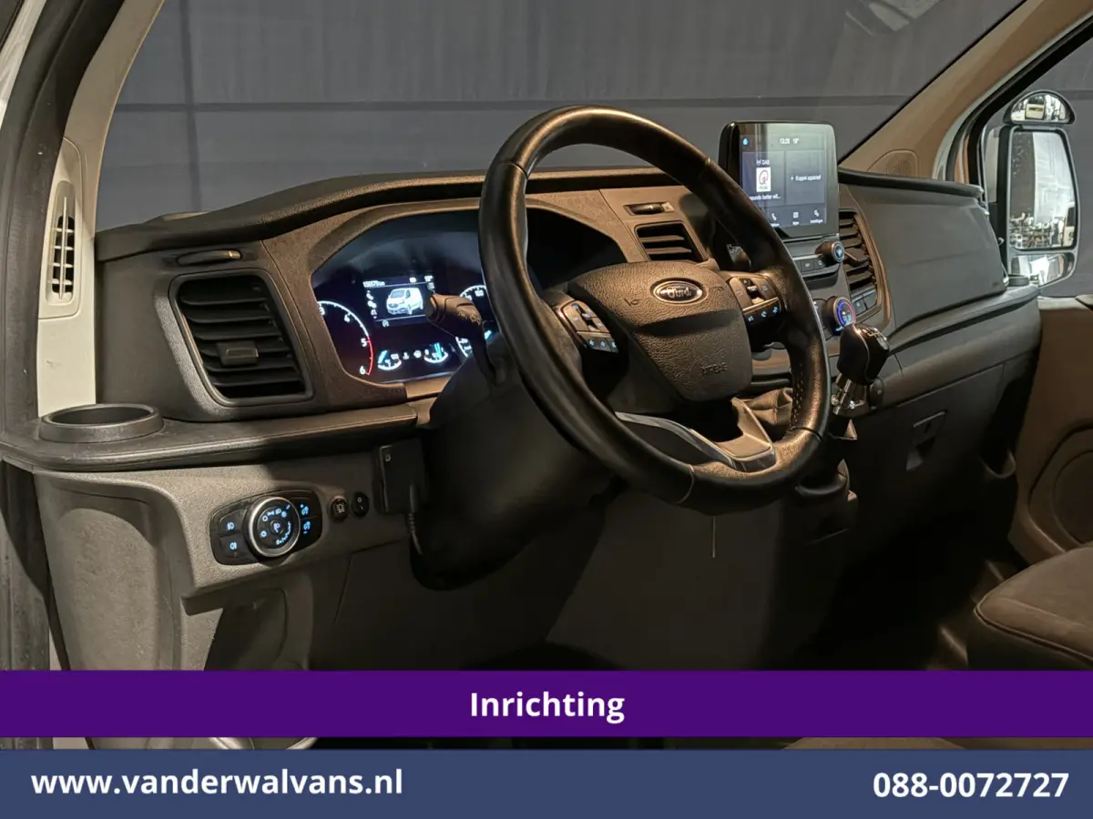 2.0 TDCI 130pk L2H1 inrichting Euro6 Airco | Camera | LED | 2800kg Trekhaak | Omvormer | Apple Carplay Cruisecontrol, Android Auto, Verwarmde Voorruit, Parkeersensoren, Bijrijdersbank
