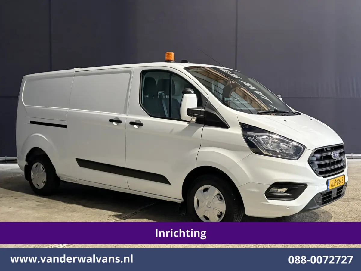 2.0 TDCI 130pk L2H1 inrichting Euro6 Airco | Camera | LED | 2800kg Trekhaak | Omvormer | Apple Carplay Cruisecontrol, Android Auto, Verwarmde Voorruit, Parkeersensoren, Bijrijdersbank