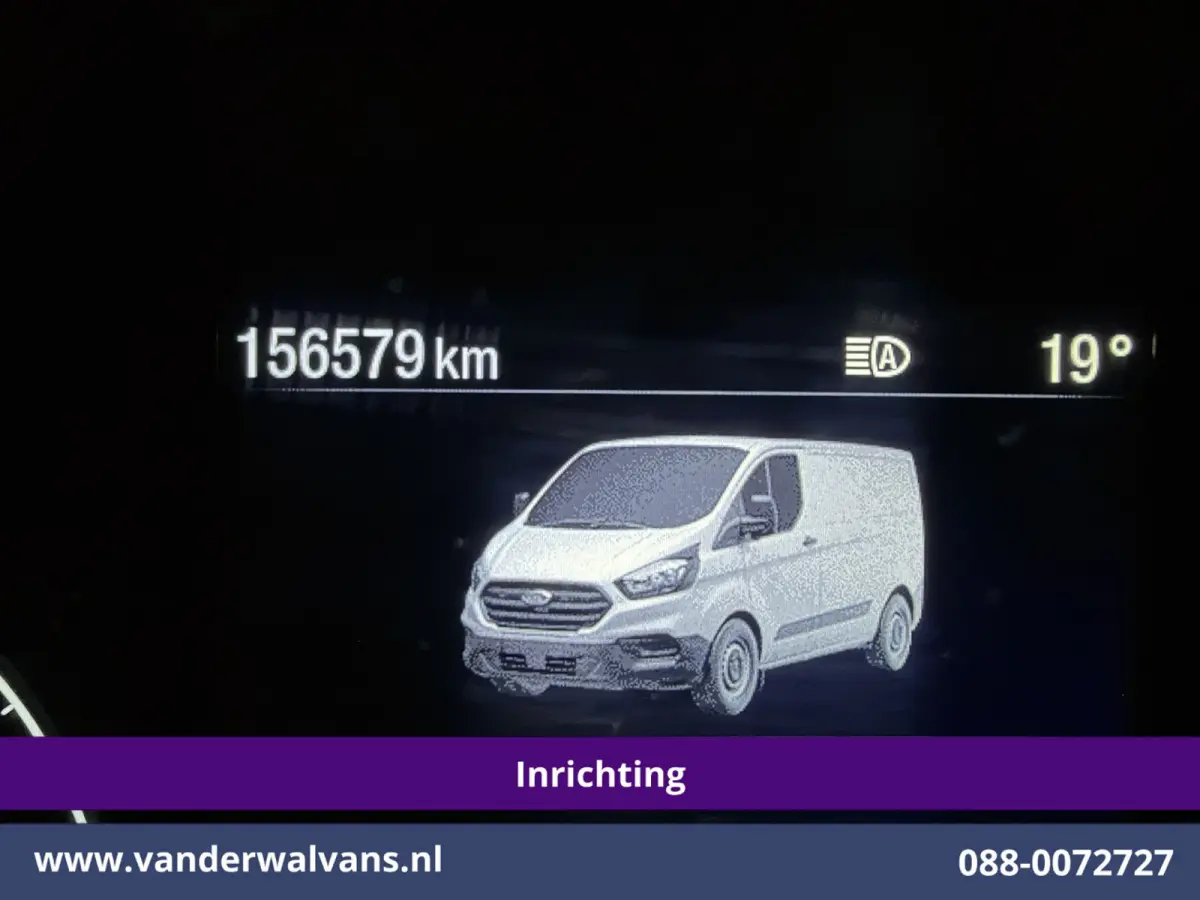 2.0 TDCI 130pk L2H1 inrichting Euro6 Airco | Camera | LED | 2800kg Trekhaak | Omvormer | Apple Carplay Cruisecontrol, Android Auto, Verwarmde Voorruit, Parkeersensoren, Bijrijdersbank