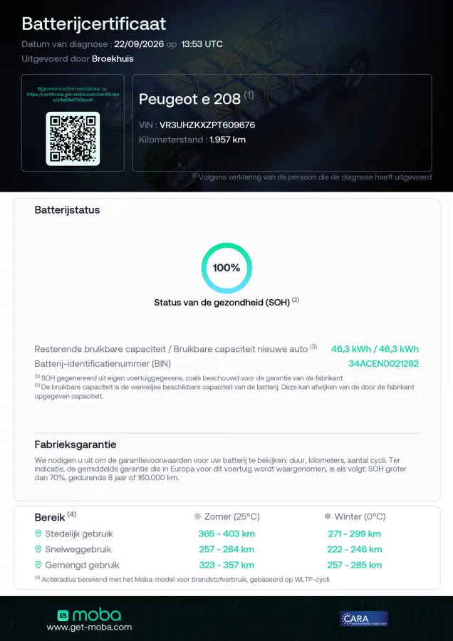 EV Allure 50 kWh | SOH 100% | Camera | Stoelverwarming | Parkeersensoren | Apple Carplay & Android Auto | Climate Controle |