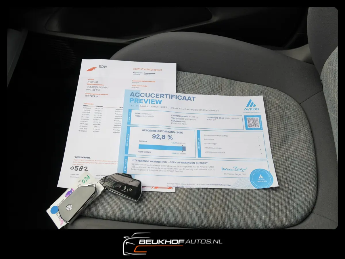 First 58 kWh Carplay Navi Adapt Cr Soh 92.4%