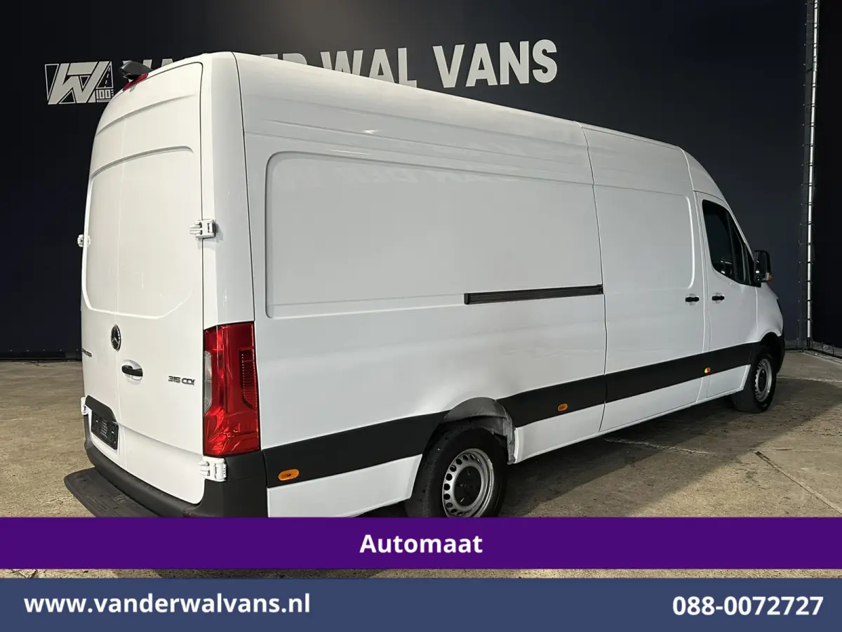 315 CDI 150pk 9G-Tronic Automaat L3H2 Euro6 Airco | Camera | MBUX | Cruisecontrol 270 Graden Achterdeuren, Bijrijdersbank