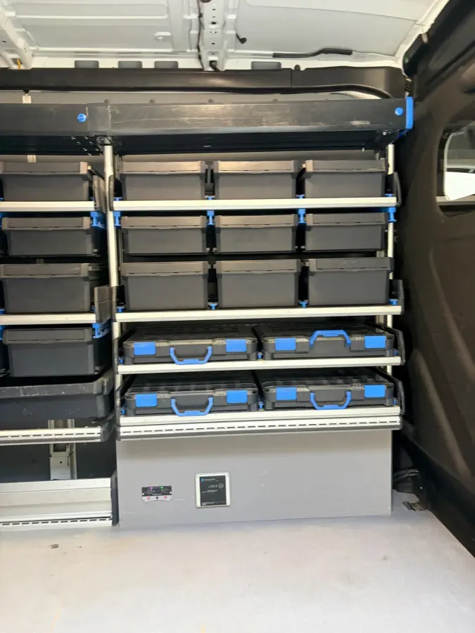 SERVICEWAGEN 2.0 TDCI 130PK euro6 L3H2 Trend MHEV RWD Sortimo Inrichting Victron v230 Imperiaal+Trap RIJKLAARPRIJS!
