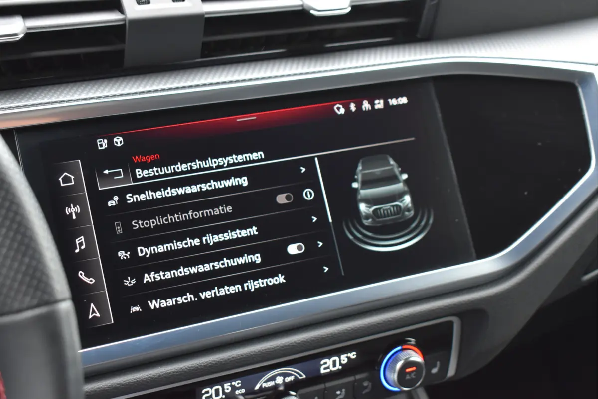 45 TFSI e S-Line 245 Pk SOH 94% Rood Stiksel Leder Matrix Navi Keyless Sonos Camera ACC 20 Inch