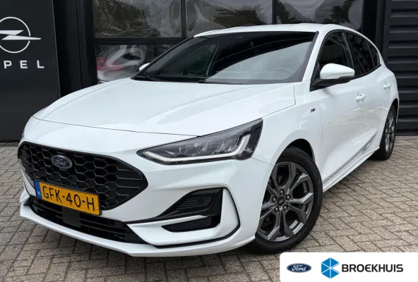 1.0 Hybrid 125 PK ST Line | NAVIGATIE + APPLE CARPLAY/ANDROID AUTO| PARKEERSENSOREN V+A| FULL LED| KEYLESS START| SPORTSTOELEN| 17" LM-VELGEN| LENDESTEUNEN VERSTELBAAR| DAB| DEALER ONDERHOUD